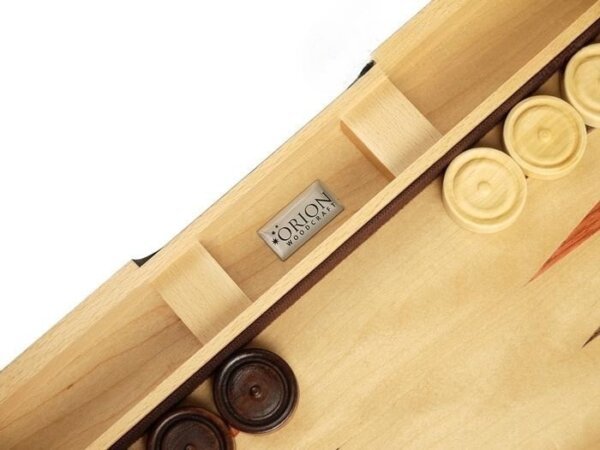 18-inch Wood Backgammon Set - Retro - Image 4