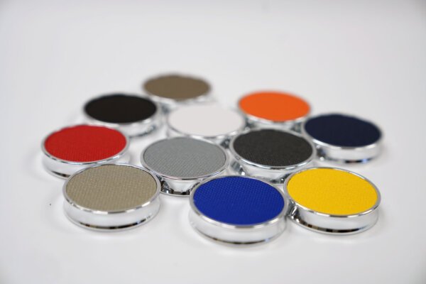 P40 - 2" HIGH GLOSS CHROME CHECKERS