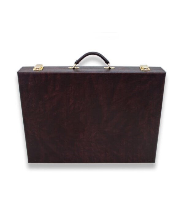 Classic Brown Tournament Attaché - Image 14