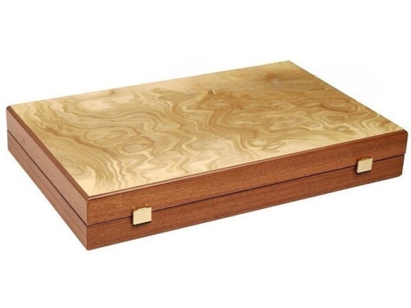 Olive Root Backgammon Set - Large - Olive Root Field - Image 5