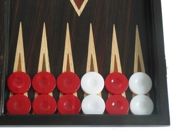 Neroulia - Palisander Backgammon Set with Double Inlays - Image 3