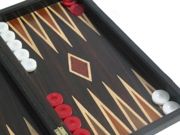 Neroulia - Palisander Backgammon Set with Double Inlays - Image 4
