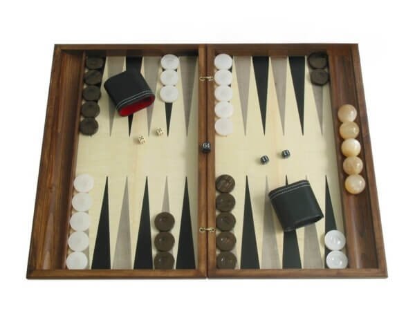 Sensation Backgammon Set with Racks - Model 403