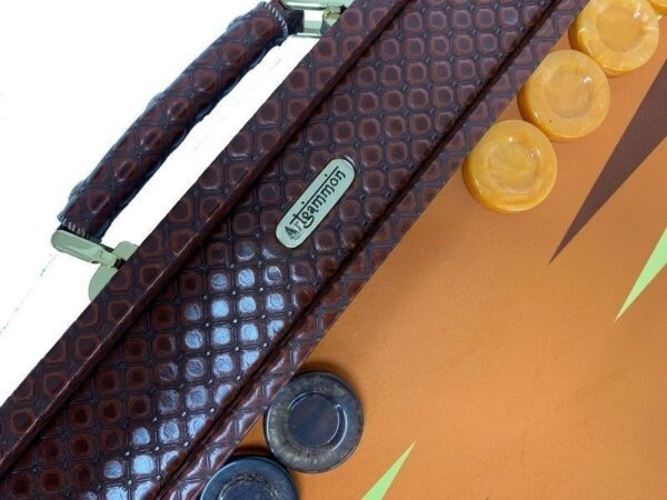 Tan Backgammon Set Octo - Image 3
