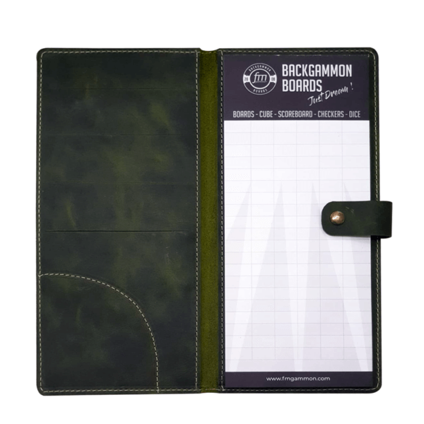 FM - Leather Notepad - Green