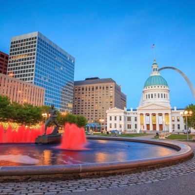 Old Courthouse in downtown St. Louis.